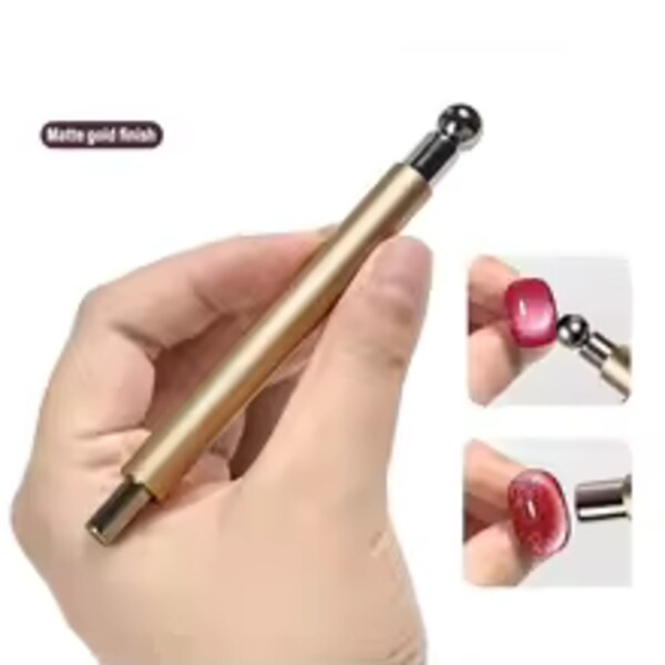 Double-Head Cat-Eye Nail Magnet Pen view 2