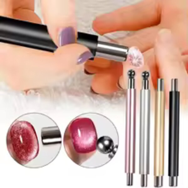 Double-Head Cat-Eye Nail Magnet Pen view 3